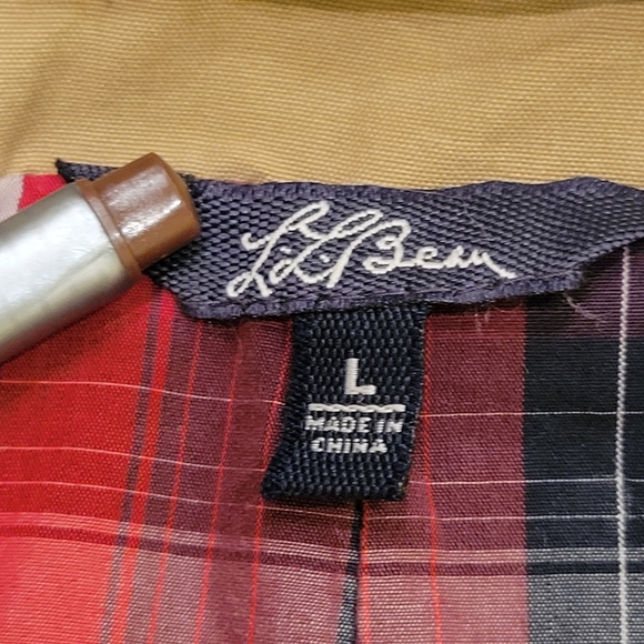 Men's Vintage L.L. Bean Tan Trench Coat - Large - Picture 4 of 7